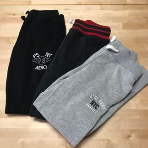 SOLD!  Set of 3 Boy 12 Winter Sweat Pants